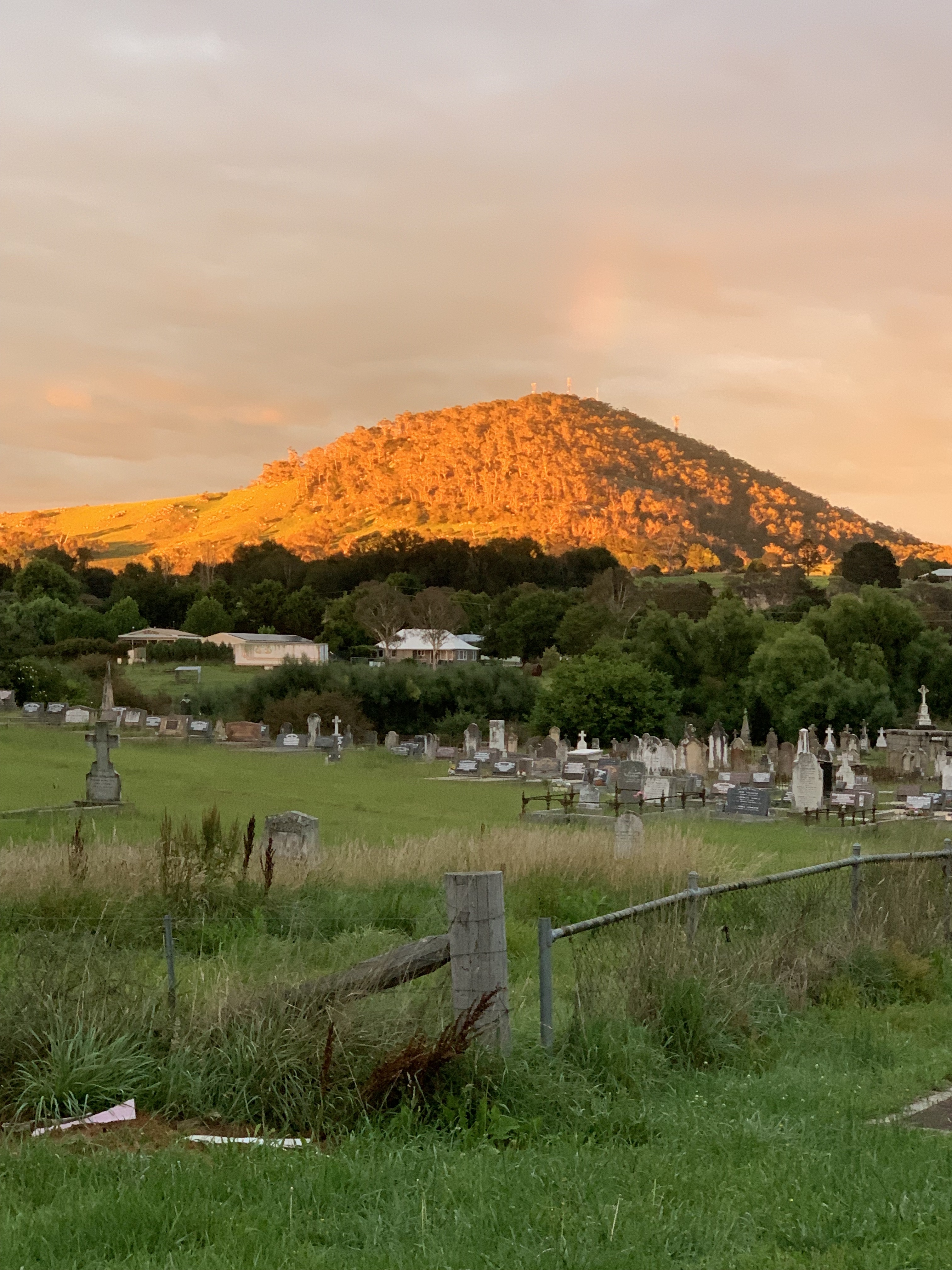 Mt Gillamatong, sunrise